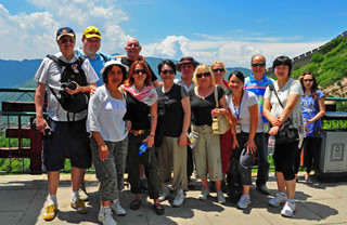 Group Photo on the Badaling Great Wall