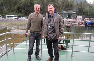 Wolfgang and Dr. Carston in Guilin