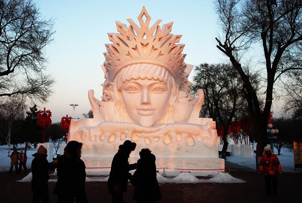 Harbin Snow Sculpture Expo Sun Island 2017