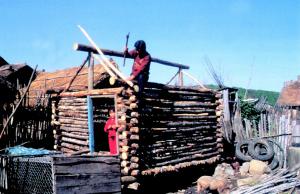 Hezhe People Traditional House