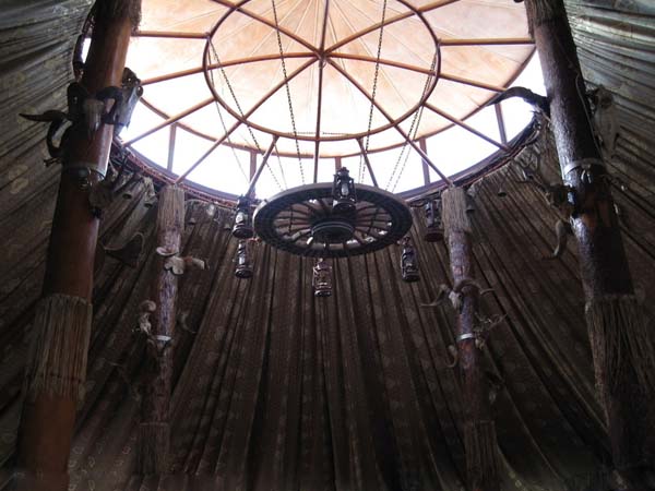 Tent top of Mongols