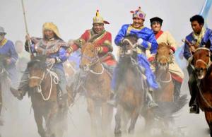 Mongols on Horse Harbin 