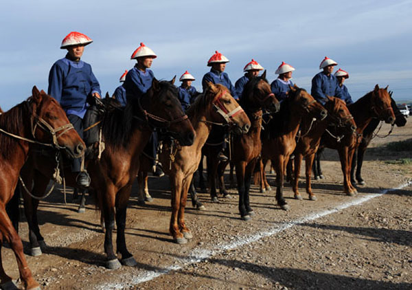 Riders and Horses of Xibe People China