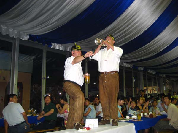 beer drinking contest