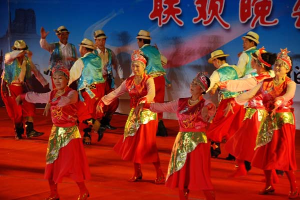 Night party of Xibe Northern China
